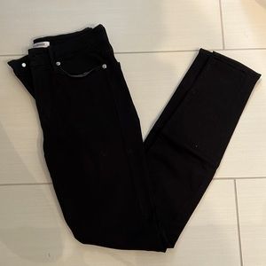 Good American high waisted black jeans